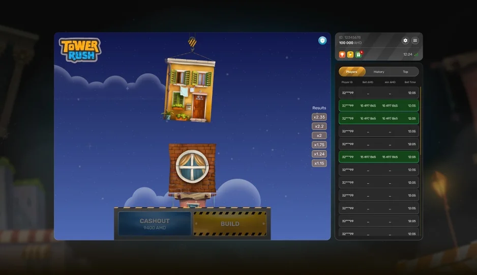 Tower Rush Game
